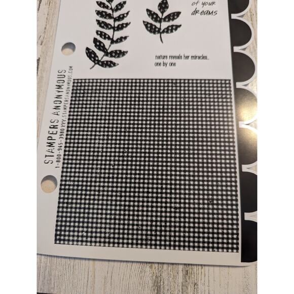 STAMPERS ANONYMOUS Studio 490 Wendy Vecchi Cling Mount Stamps Nature's Art NEW - Picture 3 of 6